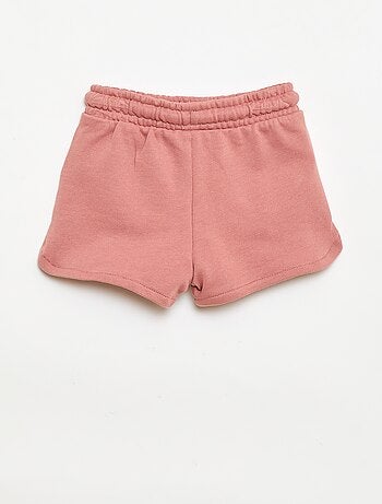 Short de felpa ligero liso