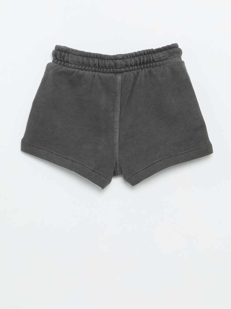Short de felpa sin cepillar Blanco - Kiabi