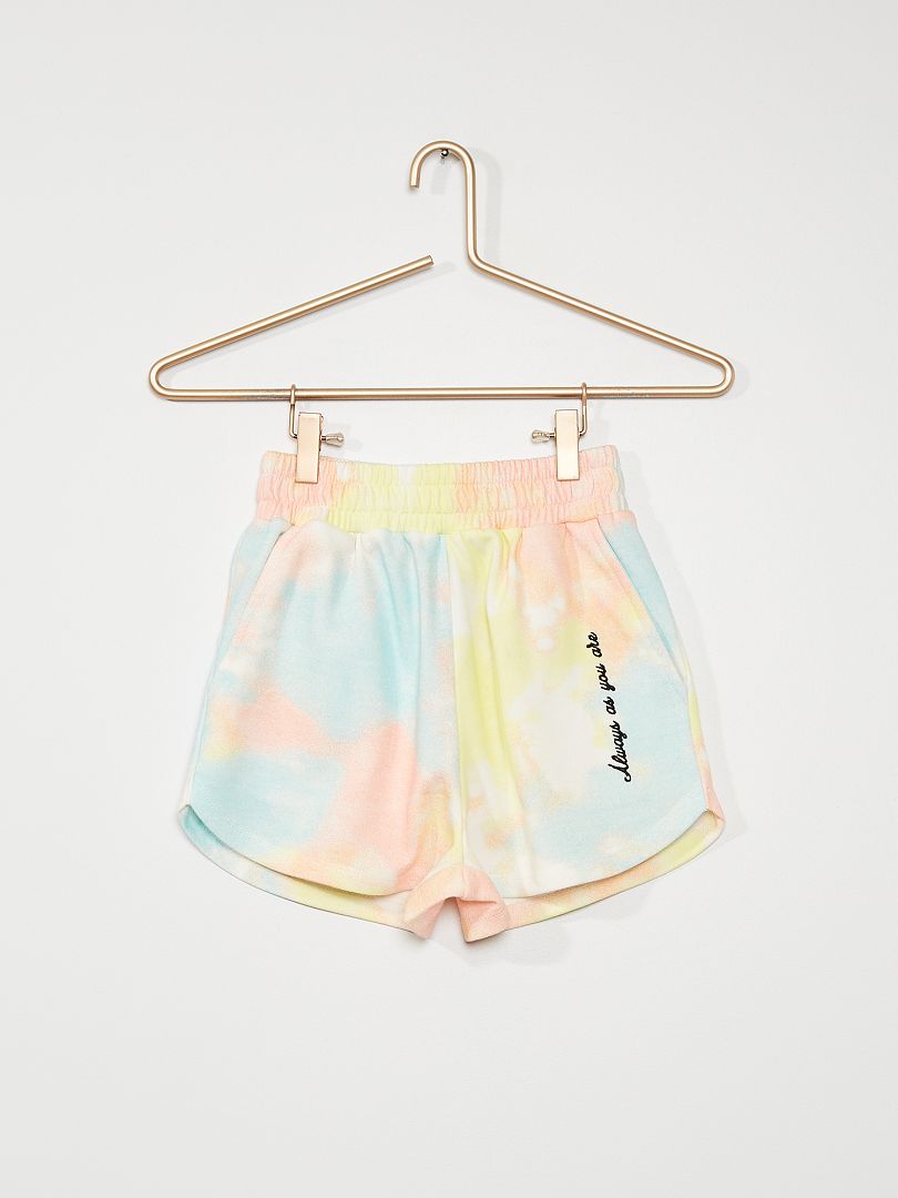 Short De Felpa Tie Dye ROSA Kiabi 10 00