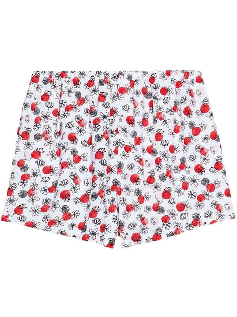 Short de flores para niña teddy smith Blanco - Kiabi