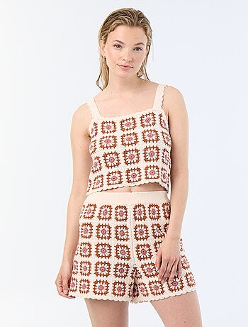 Short de ganchillo