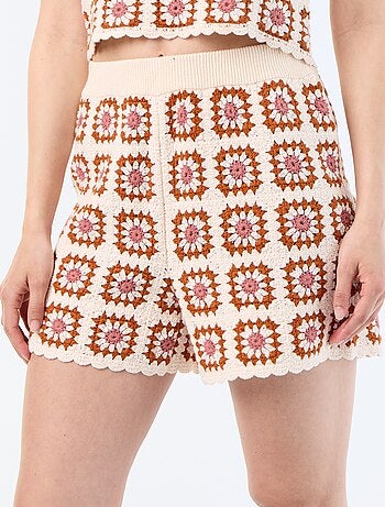 Short de ganchillo