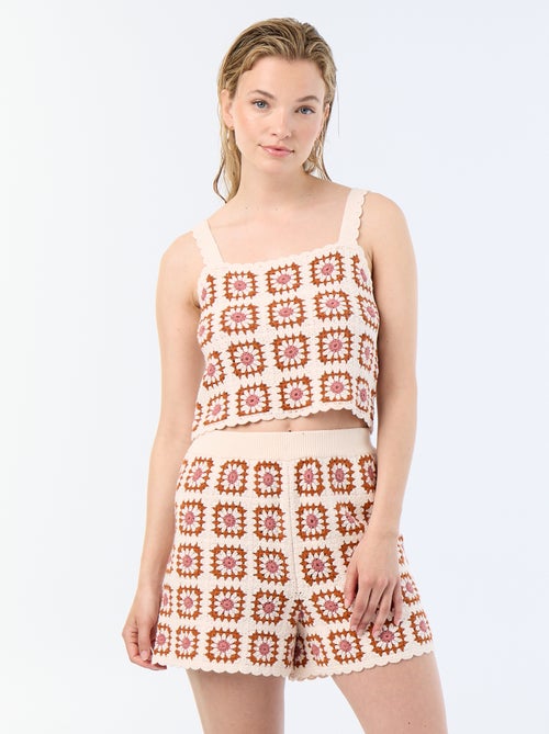 Short de ganchillo - Kiabi