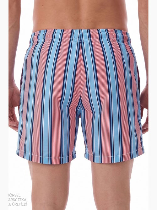 Short de hombre a rayas deep sea penti - Kiabi Short de hombre a rayas deep sea penti - Kiabi