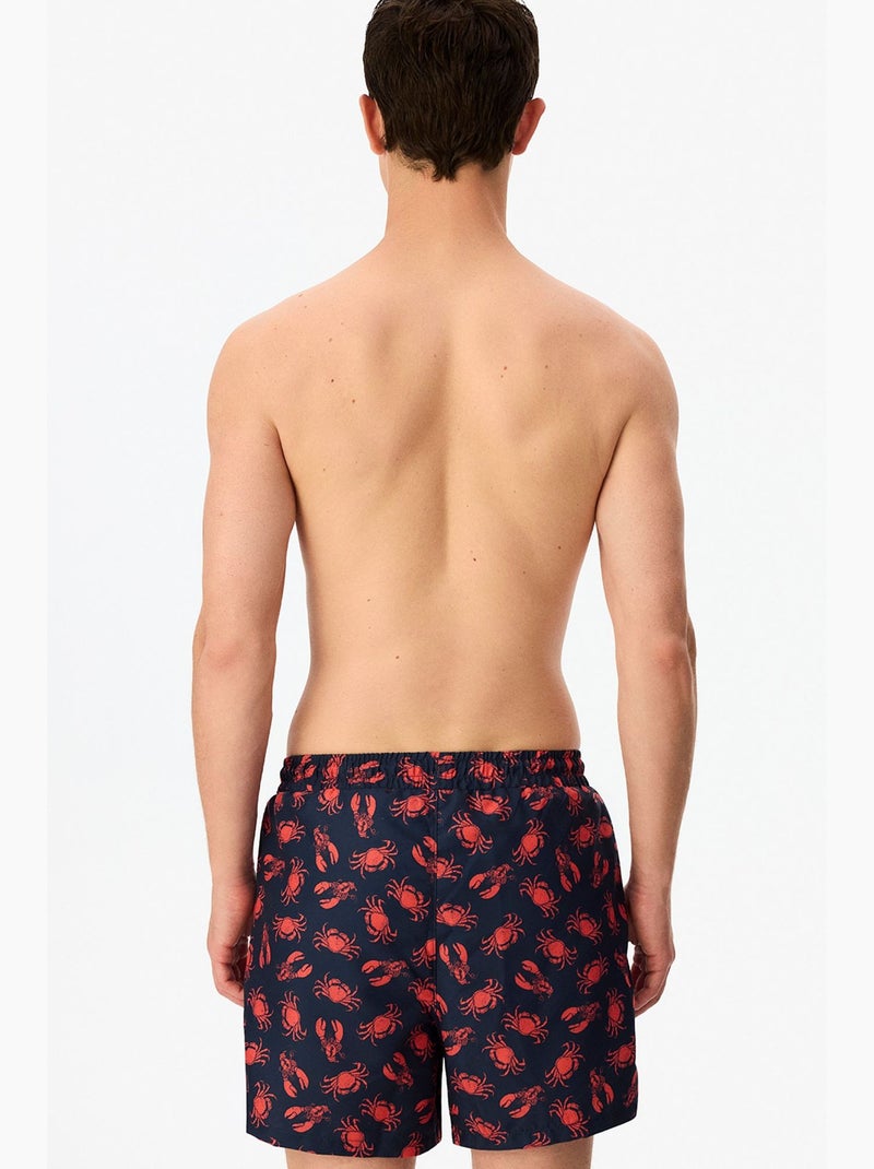 Short de hombre deep octopus penti Azul Rojo - Kiabi
