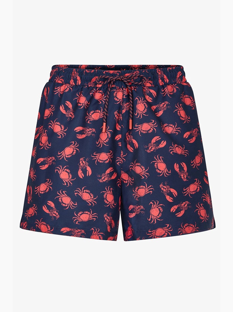 Short de hombre deep octopus penti Azul Rojo - Kiabi