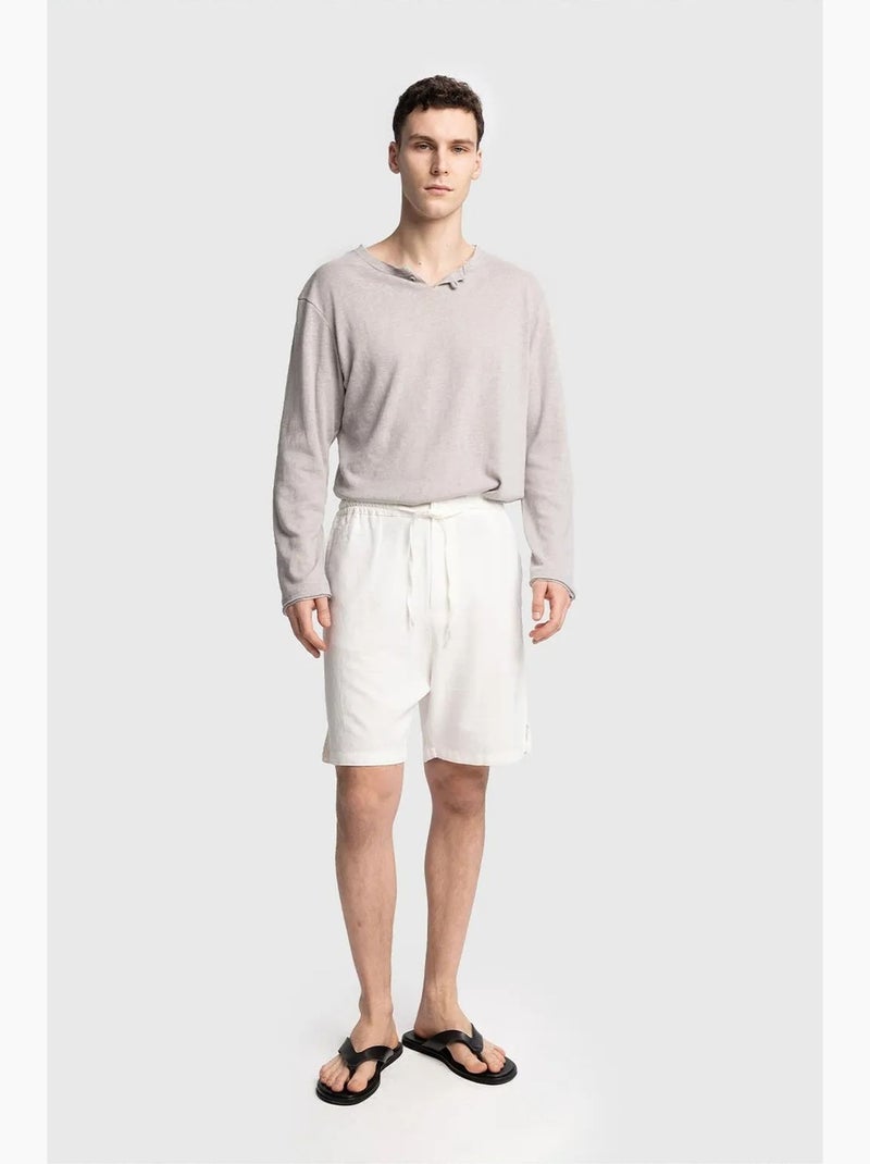 Short de hombre recto giesto Blanco - Kiabi