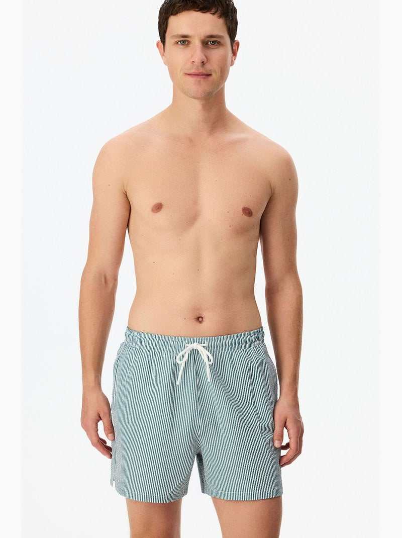 Short de hombre retro tissue penti Azul pastel - Kiabi