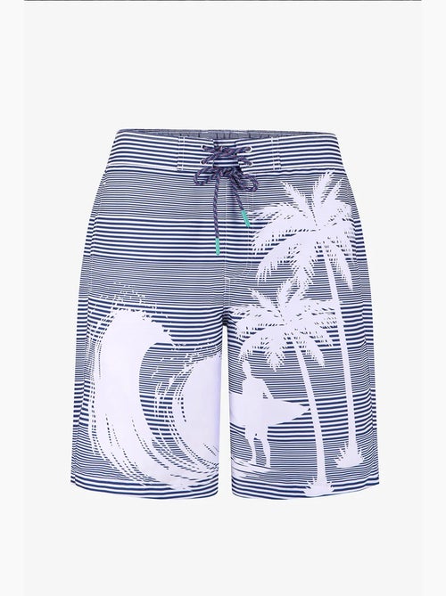 Short de hombre surf revival a rayas penti - Kiabi Short de hombre surf revival a rayas penti - Kiabi