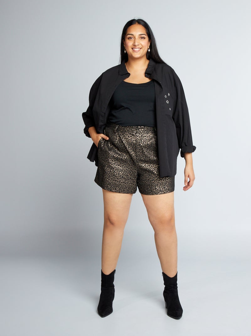 Short de jacquard NEGRO - Kiabi