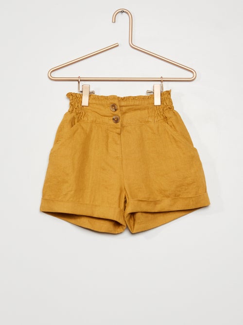 Short de lino - Kiabi