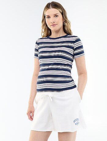 Short de maternidad de felpa francesa