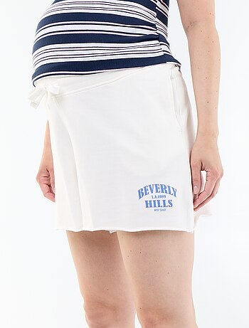 Short de maternidad de felpa francesa