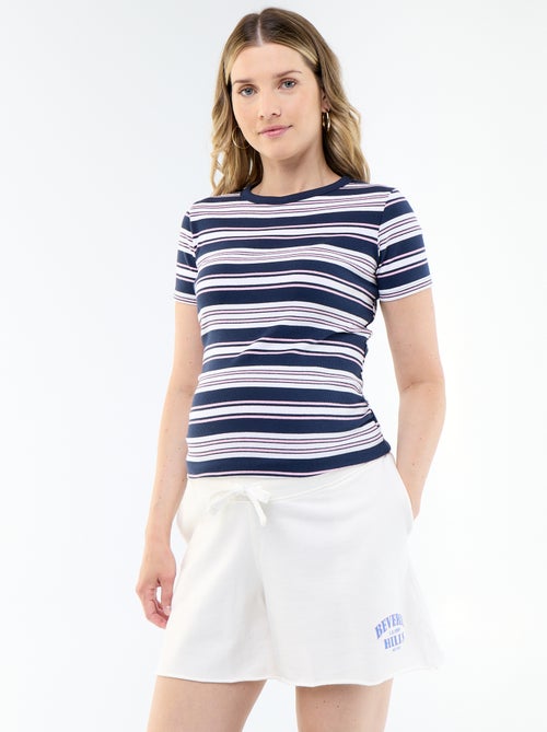 Short de maternidad de felpa francesa - Kiabi