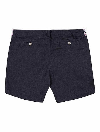 Short de Mezclilla Intertemporada para Niña | Cinturón con Brillos | POUPETTE