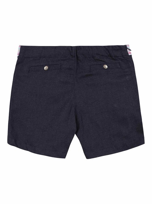 Short de Mezclilla Intertemporada para Niña | Cinturón con Brillos | POUPETTE - Kiabi