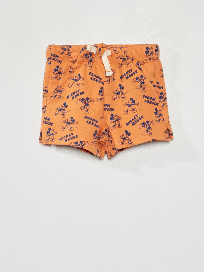 Short de 'Mickey' de chándal MARRON - Kiabi