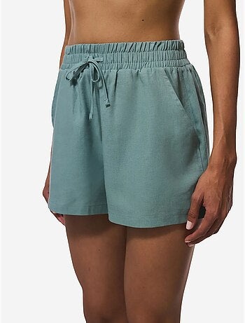 Short de mujer con cintura elástica y tiro medio penti