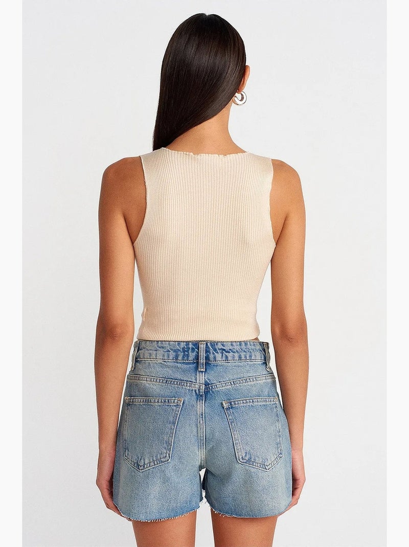 Short de mujer dilvin Azul zafiro - Kiabi