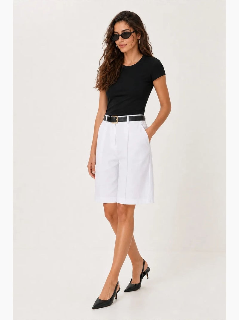Short de mujer istanbul Blanco - Kiabi