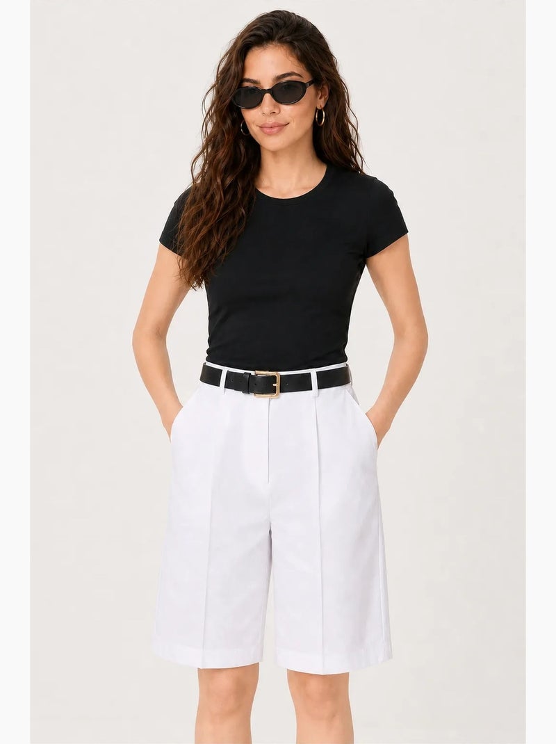 Short de mujer istanbul Blanco - Kiabi