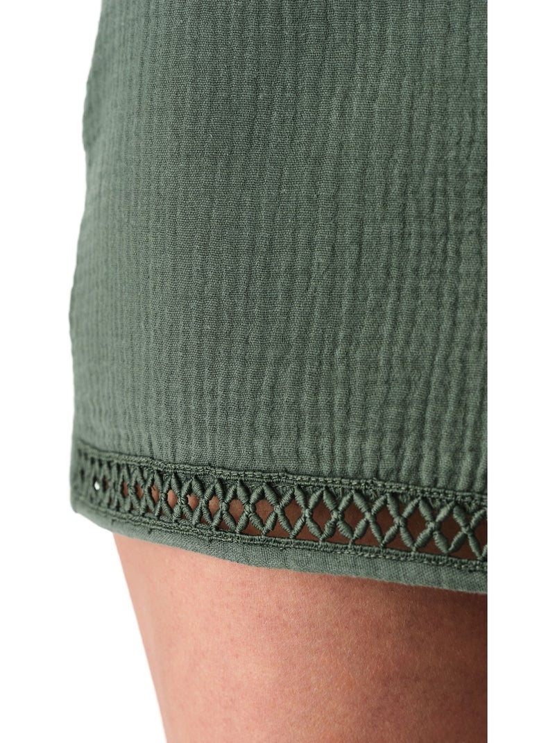 Short de mujer lessi trim penti Caqui - Kiabi