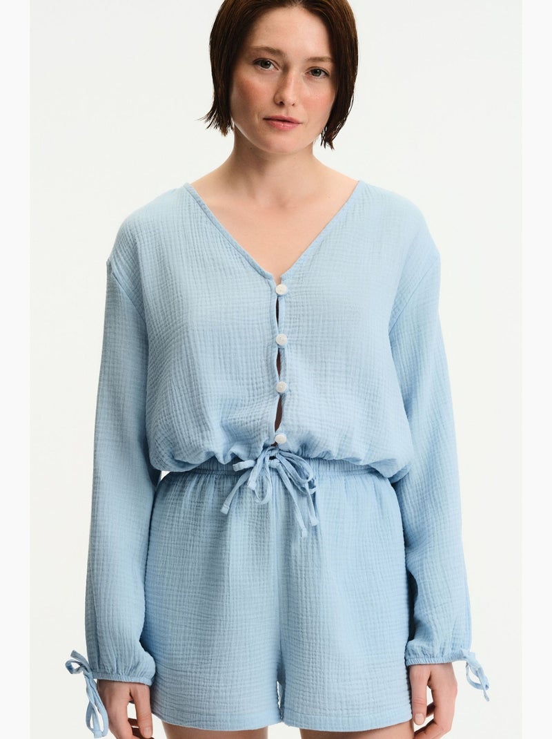 Short de mujer pastel lessi penti Azul cielo - Kiabi