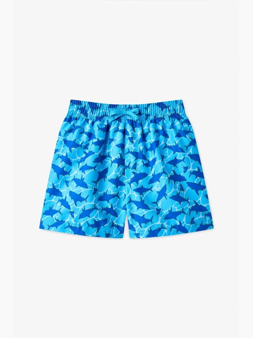 Short de niño con estampado de tiburón deep sea penti - Kiabi