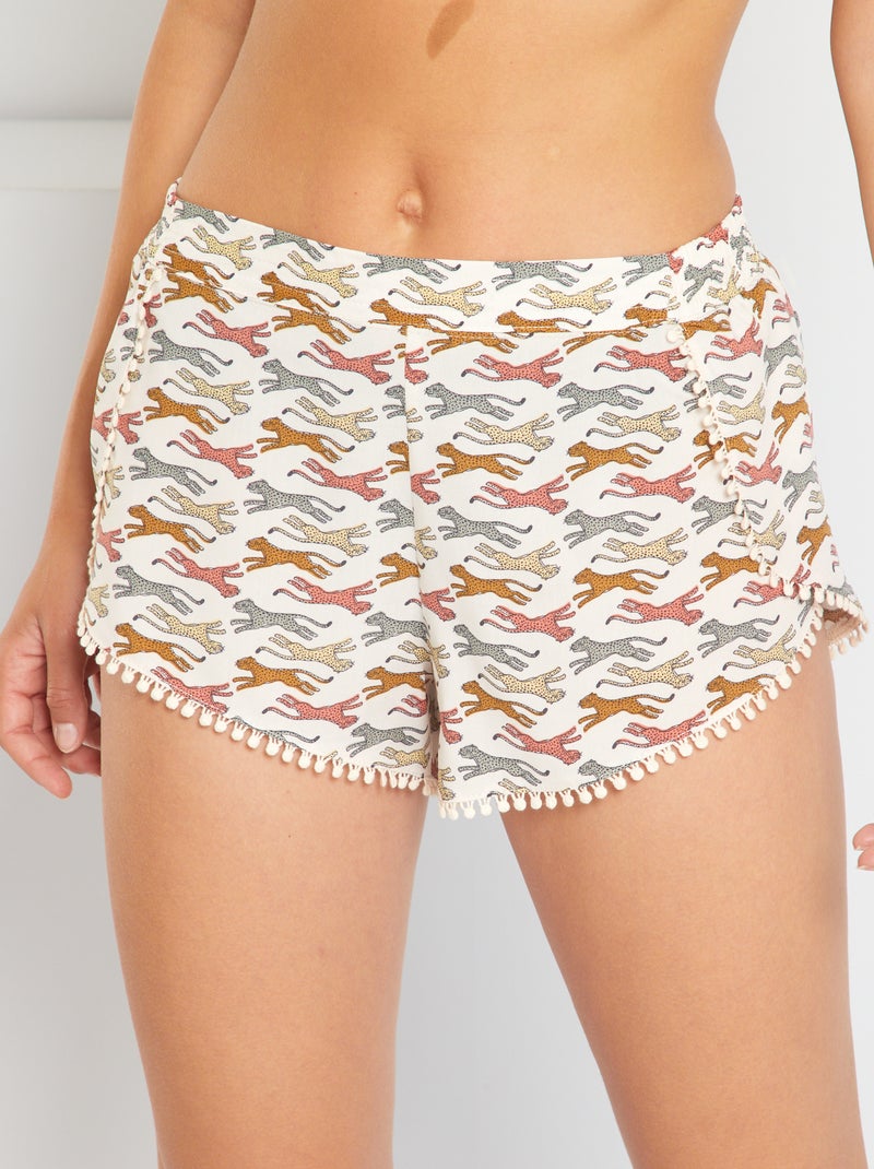 Short de pijama estampado pantera - Kiabi