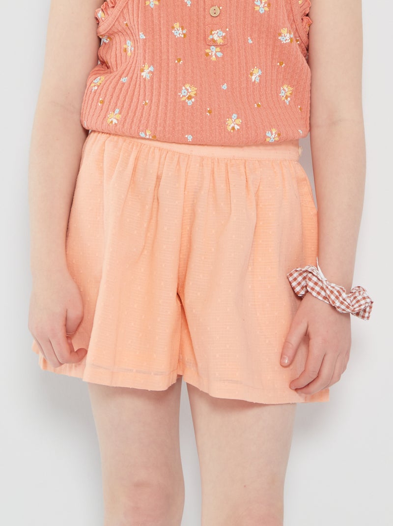 Short de plumeti NARANJA - Kiabi