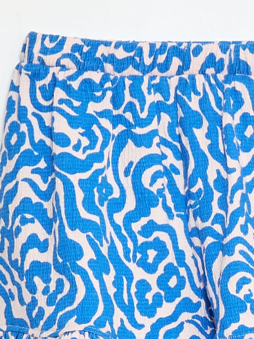 Short de punto arrugado - Kiabi