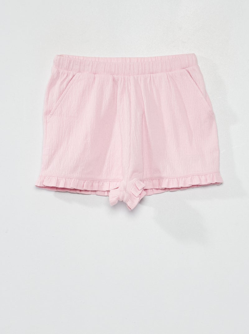 Short de punto de crepé ROSA - Kiabi