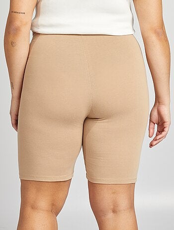 Short de punto elástico