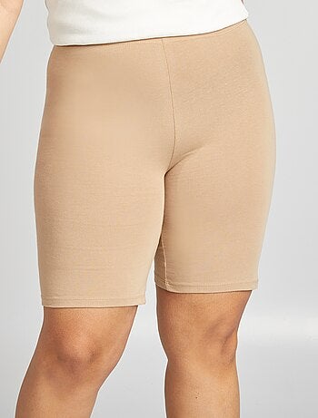 Short de punto elástico