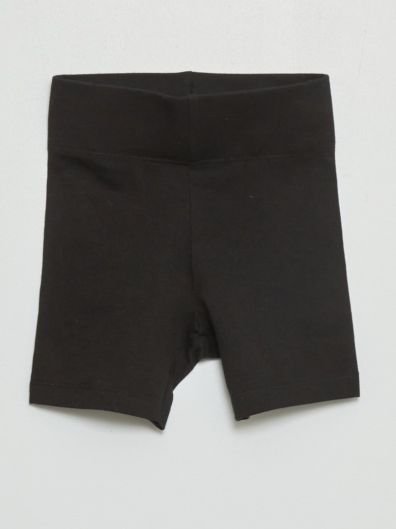 Short de punto Negro - Kiabi