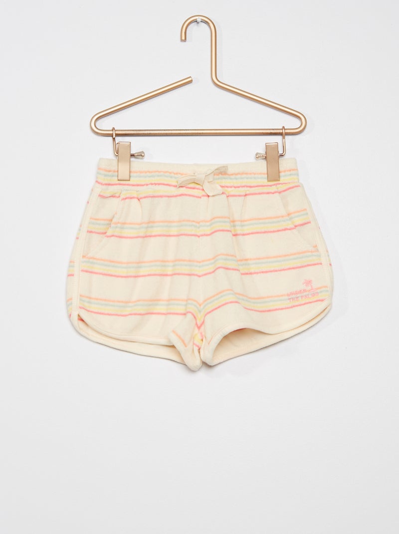 Short de rizo BEIGE - Kiabi