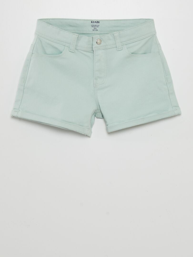 Short de sarga azul - Kiabi