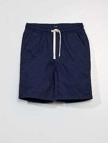 Short de sarga liso - Kiabi