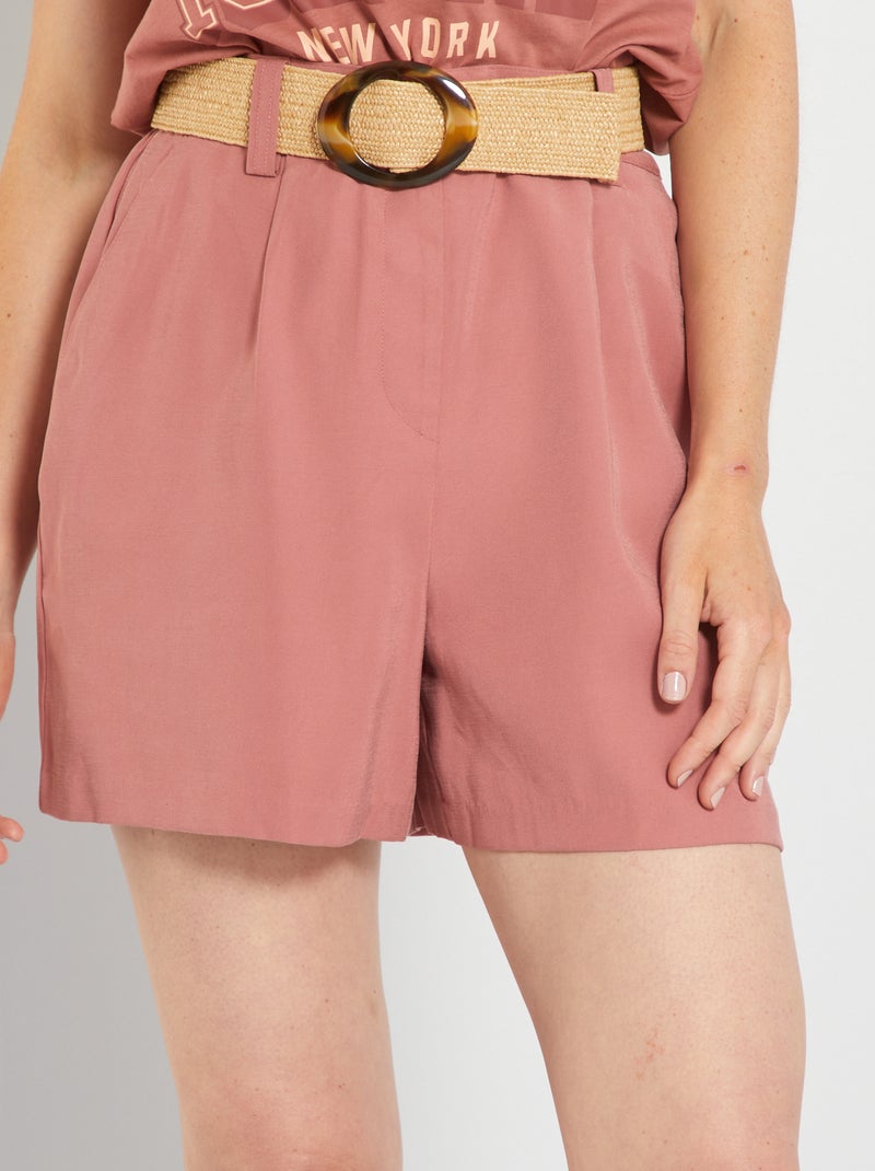 Short de sarga ROSA - Kiabi