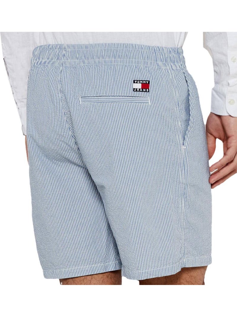 Short de Seersucker para Hombre Tommy Jeans Azul - Kiabi