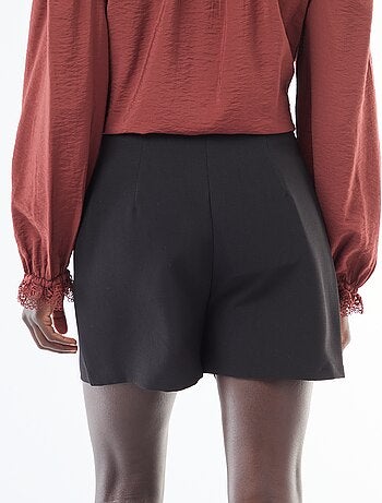 Short de talle alta liso