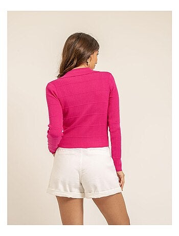 Short de talle alto con cinturón XABEILLE