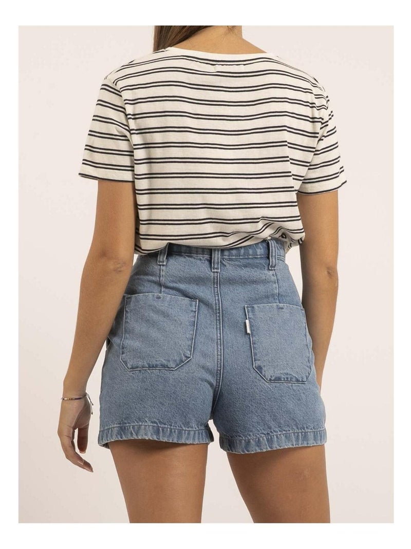 Short de talle alto XOLINE Azul - Kiabi