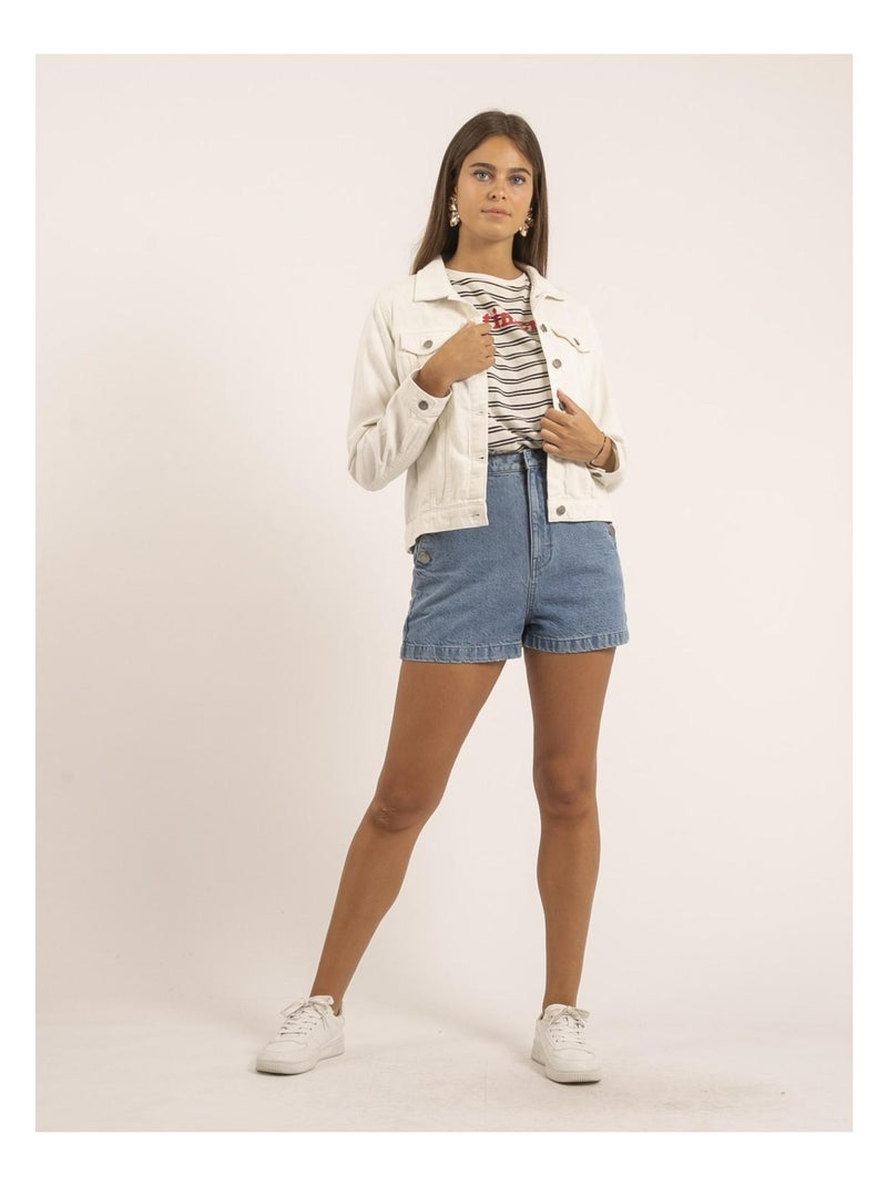 Short de talle alto XOLINE Azul - Kiabi