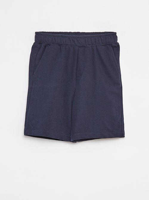 Short de tejido texturizado con 2 bolsillos - Kiabi