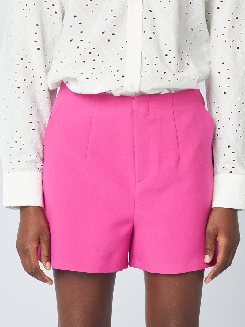 Short de tiro alto smart ROSA - Kiabi