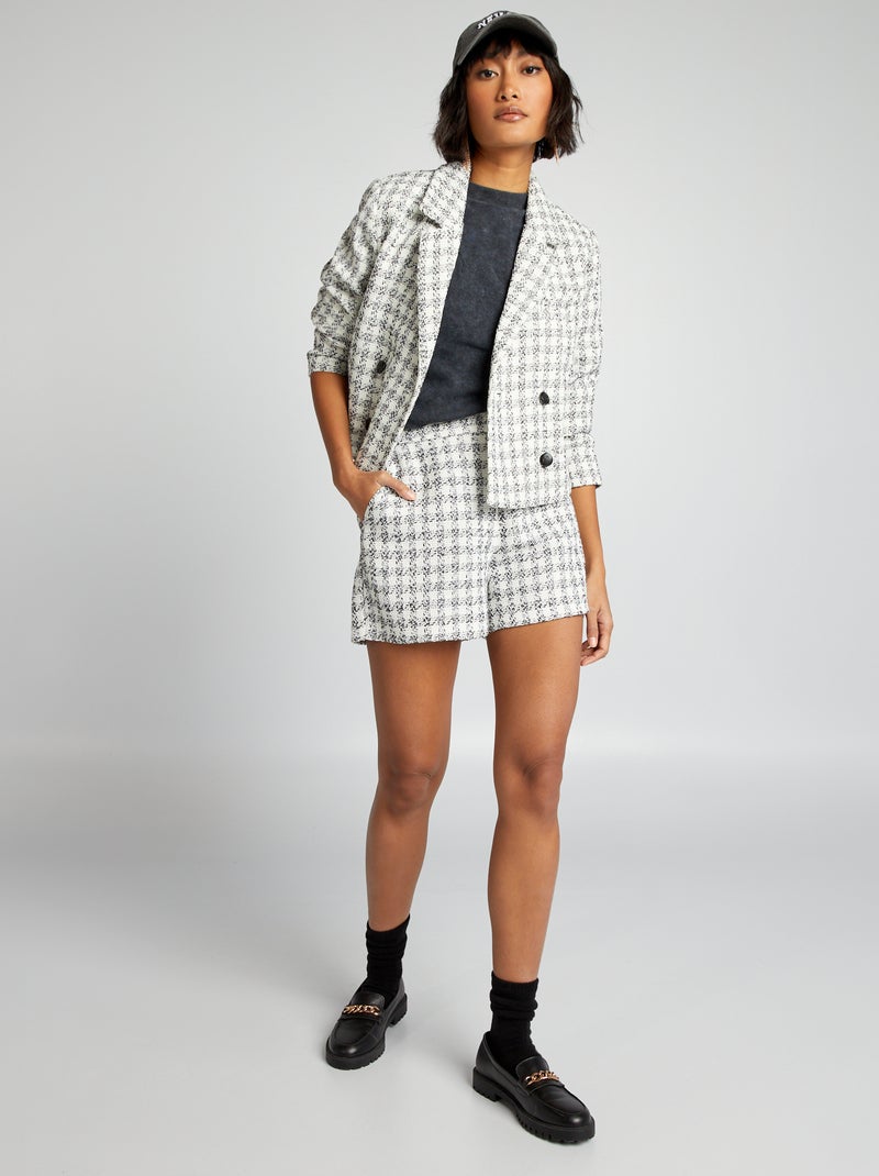 Short de tweed NEGRO - Kiabi