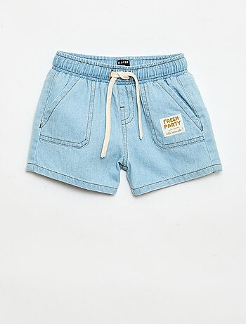 Short de vaquero con 2 bolsillos grandes