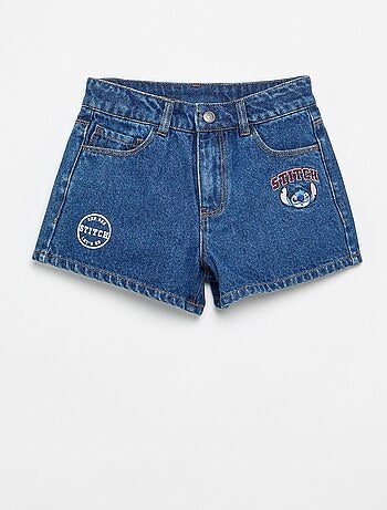 Short de vaquero "Stitch