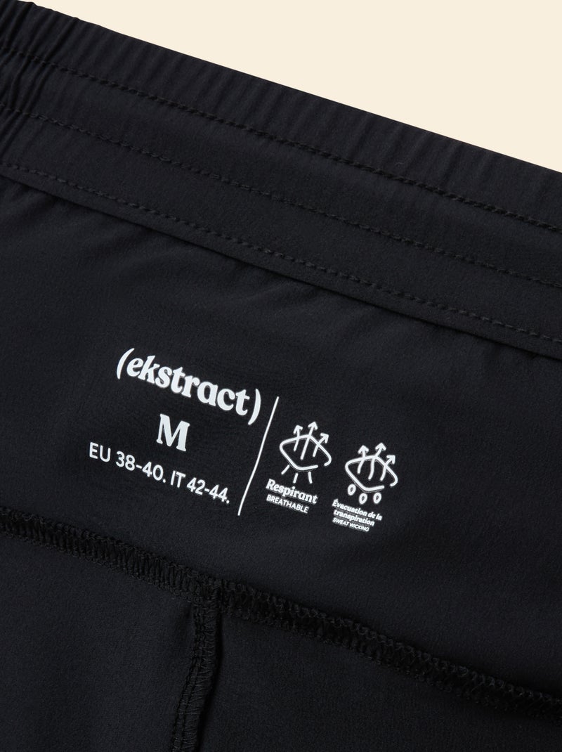 Short deportivo - (ekstract) Negro - Kiabi